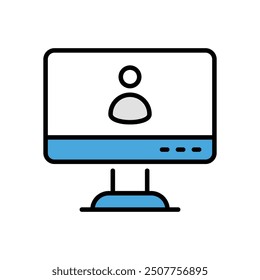 Computer icon vector stock illustration