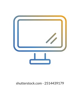 Ícone de computador vetor ilustração de estoque