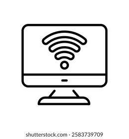 Computer icon vector stock illustration