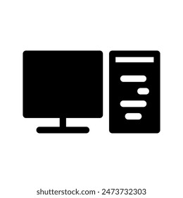 Computer Icon Vector Symbol Design Illustration