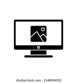 computer icon vector template