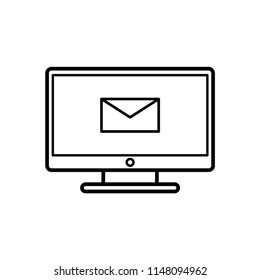 computer icon vector template