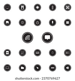 computer icon vector template illustration logo design