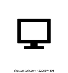 Computer icon vector for web and mobile app. computer monitor sign and symbol