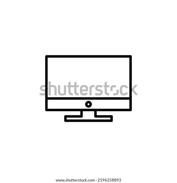 Computer icon vector for web and mobile app.
computer monitor sign and
symbol