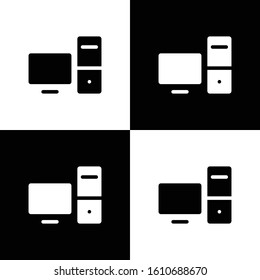 Computer icon for web and mobile