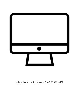 Computer icon , in the white bakcground