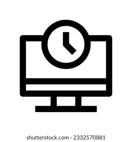 icono de computadora para tu sitio web, móvil, presentación y diseño de logotipo.