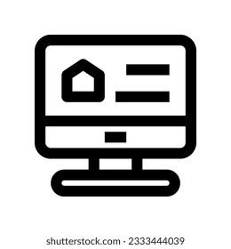 icono de computadora para tu sitio web, móvil, presentación y diseño de logotipo.