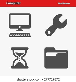 Computer Icons. Professional, pixel perfect icons optimized for both large and small resolutions. EPS 8 format. Designed at 32 x 32 pixels.