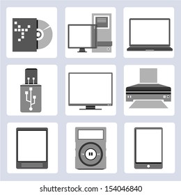 computer icons set