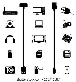 Computer icons set
