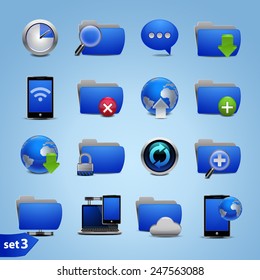 Computer icons set
