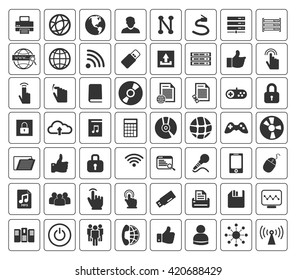 computer icons set