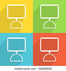 Computer icons set great for any use. Vector EPS10.