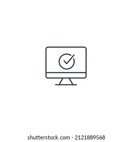 Computer icons  symbol vector elements for infographic web