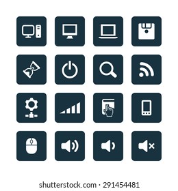 computer icons universal set for web and mobile 