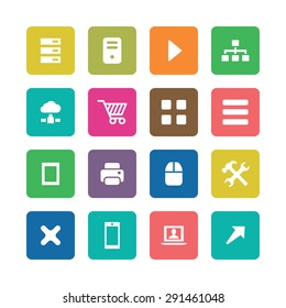 computer icons universal set for web and mobile 
