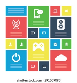 computer icons universal set for web and mobile 