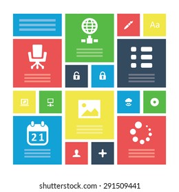 computer icons universal set for web and mobile 