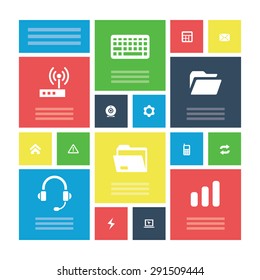 computer icons universal set for web and mobile 