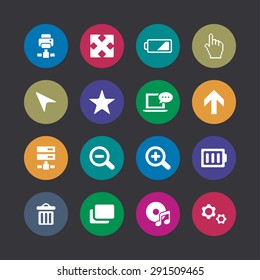 computer icons universal set for web and mobile 