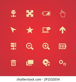 computer icons universal set for web and mobile 