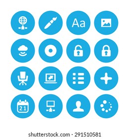 computer icons universal set for web and mobile 