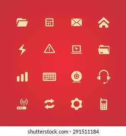 computer icons universal set for web and mobile 