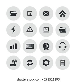 computer icons universal set for web and mobile 
