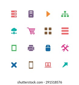 computer icons universal set for web and mobile 