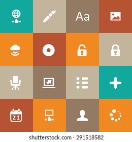 computer icons universal set for web and mobile 
