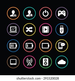 computer icons universal set for web and mobile 