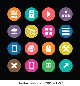 computer icons universal set for web and mobile 