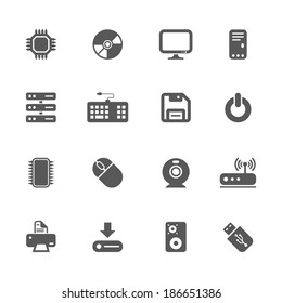 Computer icons, vector.
