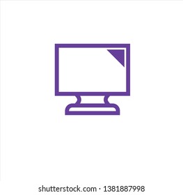 computer icon,vector best line icon.