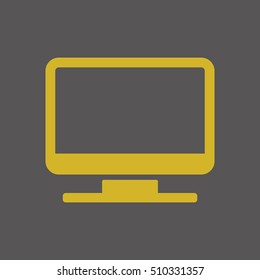 Computer icon,vector. Flat design. 