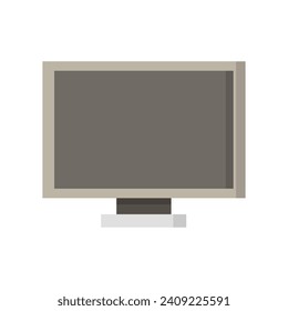Computer auf weißem Hintergrund