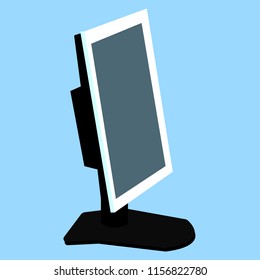 Computer illustration in color: side view