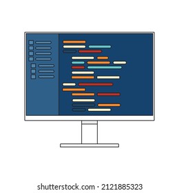Computer illustration on transparent background