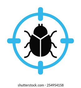 computer infection design, vector illustration eps10 graphic 