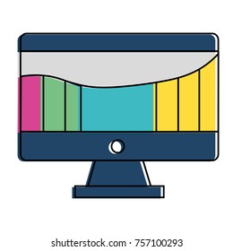 Computer and infographic design