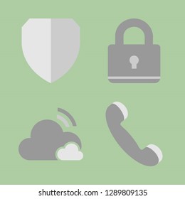 Computer and intellectual technologies icons.