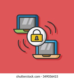 computer internet Protection icon
