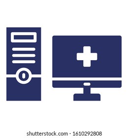
Computer Isolated Vector icon which can be easily modified or edit
