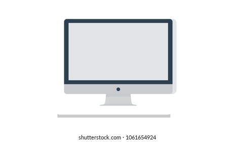 Computer isolated vector illustration