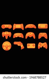 Computer Joysticks vector design illustrtaion