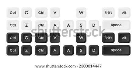 Similar – Image, Stock Photo Keyboard keys keyboard