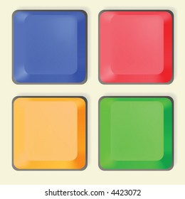 Computer Key Icon Design Set