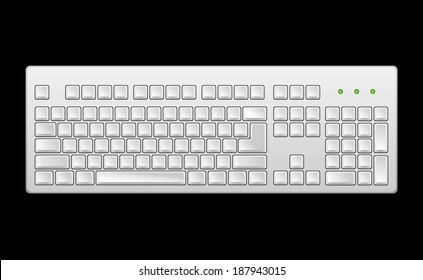 Computer keyboard.
